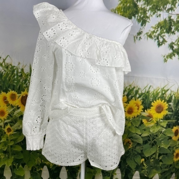 SENLIS White Diamond Eyelet Emile Outfit Small - Picture 4 of 16